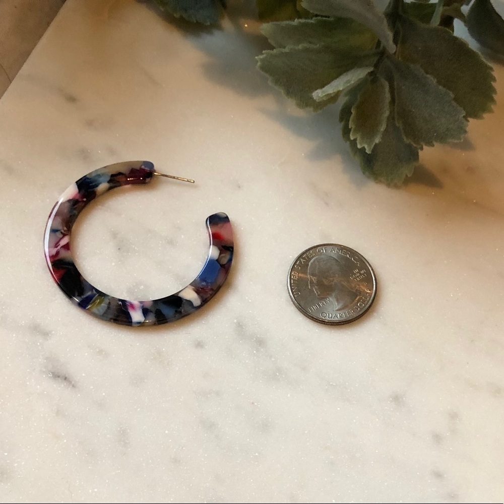 The Penelope - Colorful Resin Hoops! - Picture 4 of 6